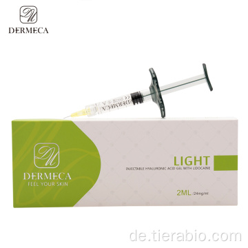 Dermeca ha Hautfüller-Injektion mit Lidocain